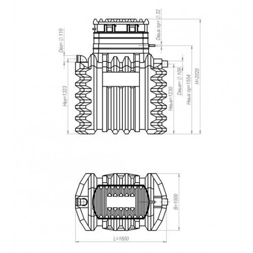 Септик ДЕСЕПТИКОН-1500